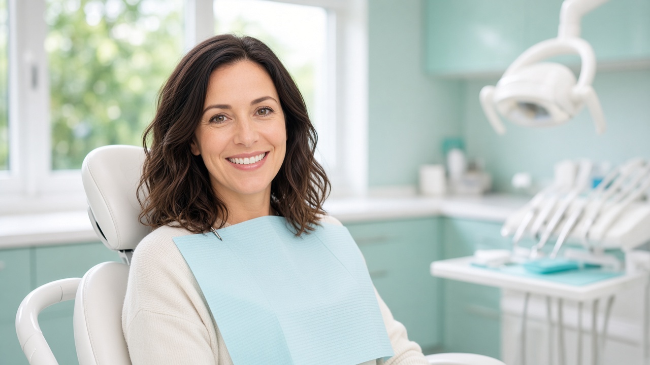Patient relaxing in the treatment chair at Newcomb Dental